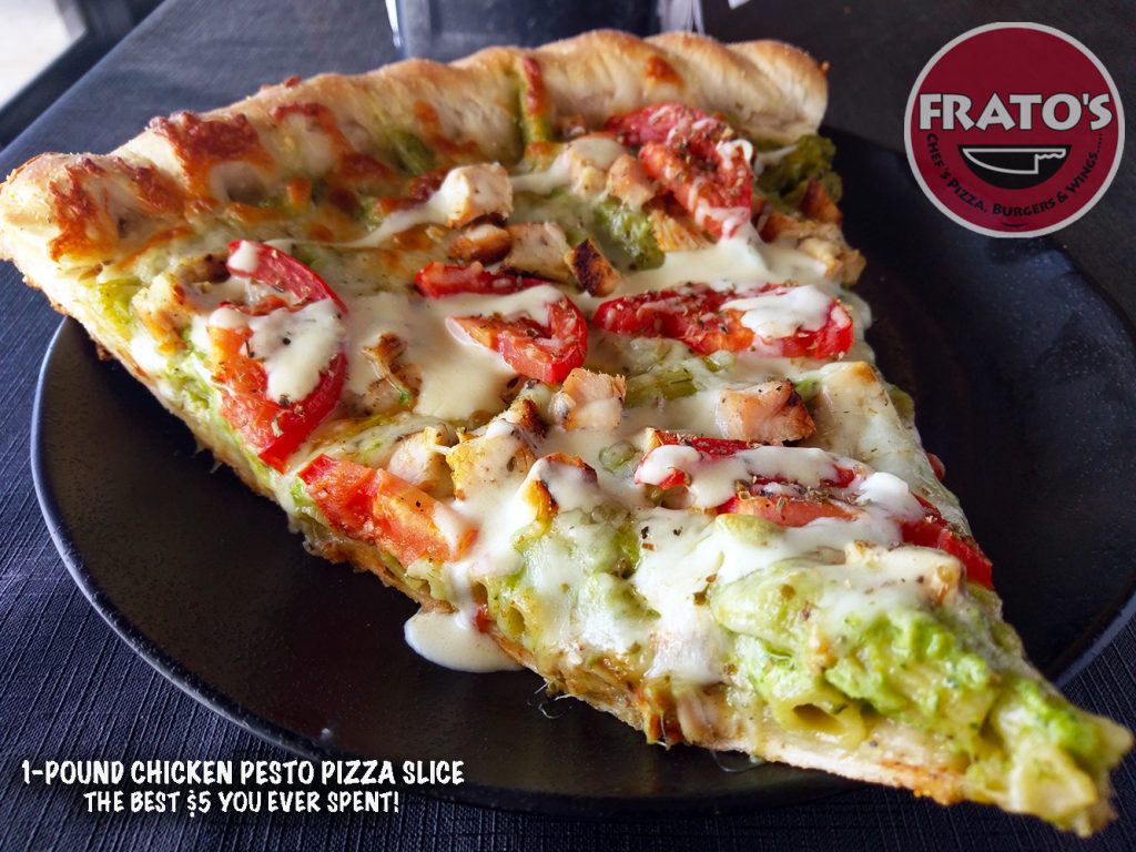 CHICKEN PESTO SLICE SIDE VIEW