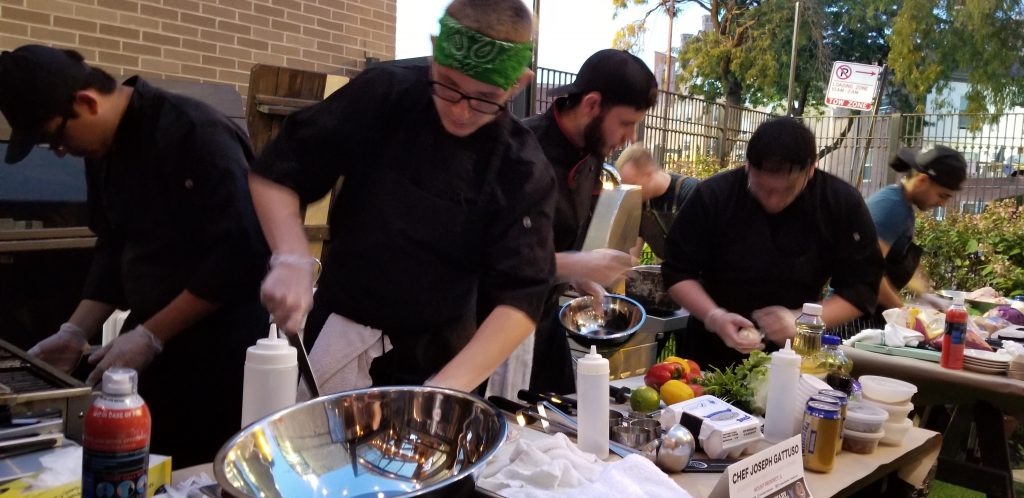 Frato’s chefs competing at culinary competition