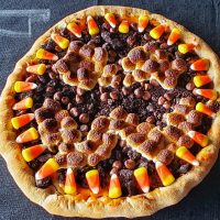 Halloween OREO Cheesecake Dessert Pizza 2020