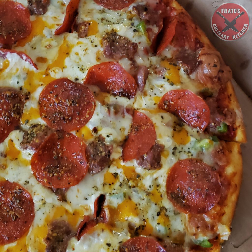 Pepperoni and Sausage Pizza
