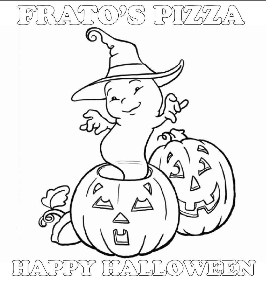 Frato's Halloween 2024 Coloring Contest