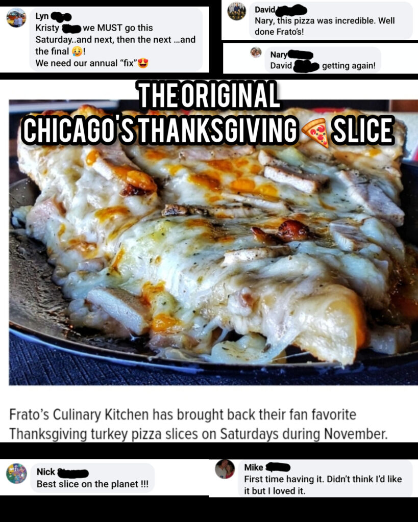 Thanksgiving Pizza Slice and Customer Reviews