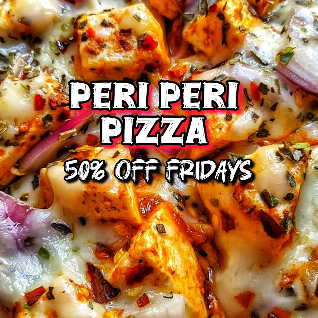 Frato’s 50% Off Peri Peri Pizza