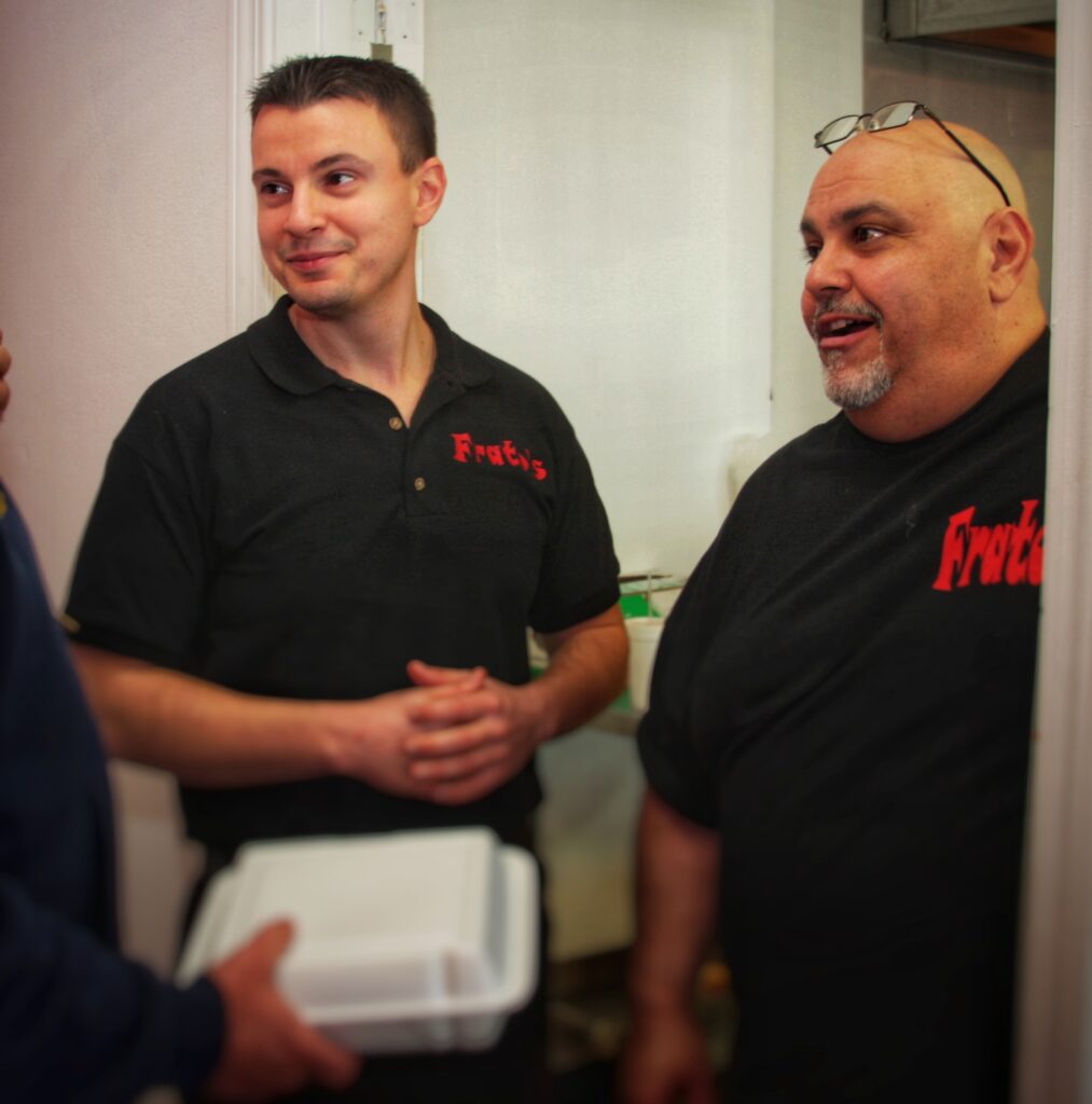 Mike and Tony after WGN News appearance