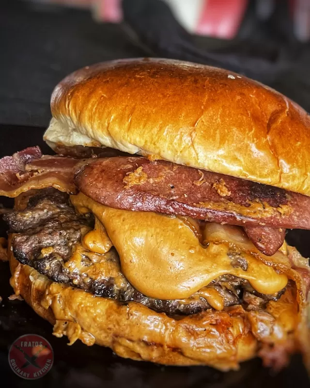 Big Bad Wolf Burger from Frato’s Burger of the Month in Schaumburg, IL