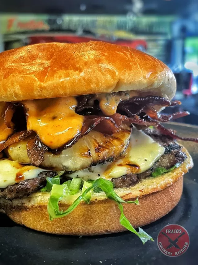 Big Kahuna Burger from Frato’s Burger of the Month in Schaumburg, IL