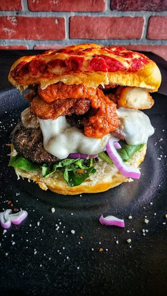 Classic Fredo Burger from Frato’s Burger of the Month in Schaumburg, IL