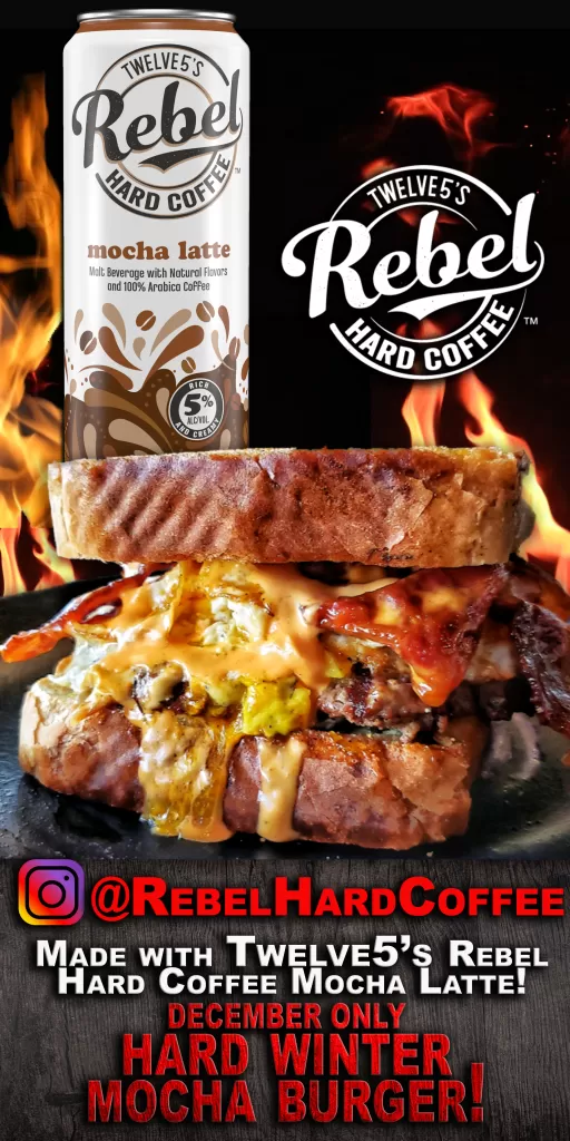 Hard Winter Mocha Burger from Frato’s Burger of the Month in Schaumburg, IL