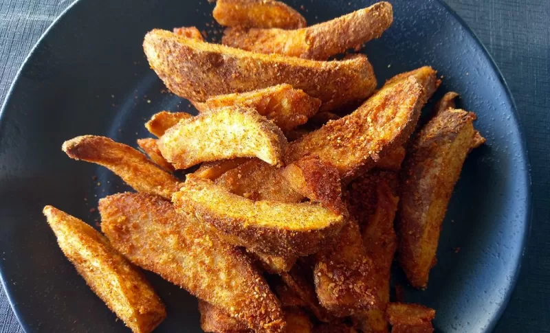 Frato’s Cajun wedge fries with homemade Cajun seasoning