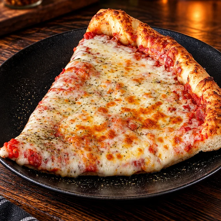 1-pound cheese pizza slice at Frato's in Schaumburg